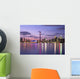 Skyline At Night From Centre Island, Toronto, Ontario Wall Mural