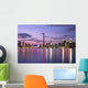 Skyline At Night From Centre Island, Toronto, Ontario Wall Mural