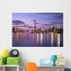Skyline At Night From Centre Island, Toronto, Ontario Wall Mural