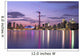 Skyline At Night From Centre Island, Toronto, Ontario Wall Mural