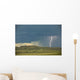 Digitally Enhanced Image With Painterly Effect Of Lightning Wall Mural
