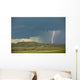 Digitally Enhanced Image With Painterly Effect Of Lightning Wall Mural