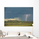 Digitally Enhanced Image With Painterly Effect Of Lightning Wall Mural