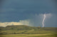 Digitally Enhanced Image With Painterly Effect Of Lightning Wall Mural