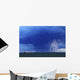 Multiple Lightning Strikes During A Storm Near Val Marie, Saskatchewan Wall Mural