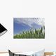 Green Crops Northwest Of Edmonton, Alberta Wall Mural