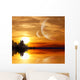 Landscape in fantasy planet Wall Mural