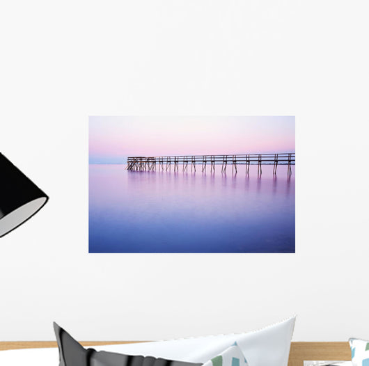 Pier On Lake Winnipeg, Matlock, Manitoba Wall Mural