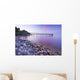 Pier And Shoreline Of Lake Winnipeg, Matlock, Manitoba Wall Mural