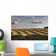 Clouds Over Canola Field On Farm, Central Alberta Wall Mural