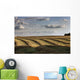 Clouds Over Canola Field On Farm, Central Alberta Wall Mural
