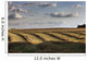 Clouds Over Canola Field On Farm, Central Alberta Wall Mural