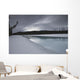 Dark Winter Evening On The Athabasca River In The Canadian Rockies Wall Mural