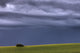 Storm Clouds Over Pasture On Summer Evening, Central Alberta Wall Mural