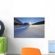 Winter Morning With Fresh Snow Covering Frozen Medicine Lake Wall Mural