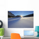 Winter Morning With Fresh Snow Covering Frozen Medicine Lake Wall Mural