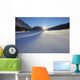 Winter Morning With Fresh Snow Covering Frozen Medicine Lake Wall Mural