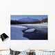 Winter On The Athabasca River In The Canadian Rockies Wall Mural