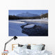 Winter On The Athabasca River In The Canadian Rockies Wall Mural