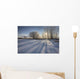Sunlight Breaking Through Trees On Winter Afternoon, Alberta Wall Mural