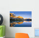 Bow Lake And Crowfoot Mountain At Sunrise Wall Mural