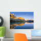 Bow Lake And Crowfoot Mountain At Sunrise Wall Mural