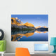 Bow Lake And Crowfoot Mountain At Sunrise Wall Mural