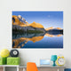 Bow Lake And Crowfoot Mountain At Sunrise Wall Mural