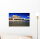 Postiguet Beach and Santa Barbara Castle Alicante Wall Mural