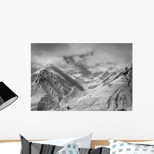Snow-Covered St Elias Mountains And Clearing Storm Wall Mural