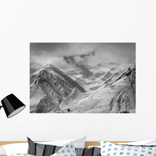 Snow-Covered St Elias Mountains And Clearing Storm Wall Mural