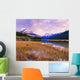 Tangle Ridge And Mount Kitchener At Sunset Reflected In Pond Wall Mural