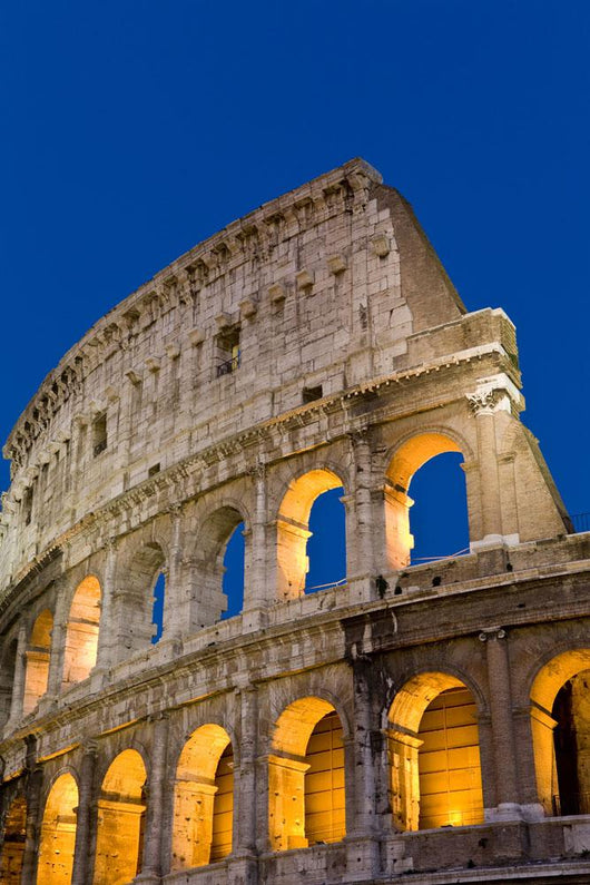 Exterior View Of The Coliseum Amphitheatre At Night, Rome, Italy Wall Mural