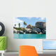 Granite Boulders and Palm Wall Decal