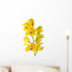 Yellow Orchid Isolated Wall Decal