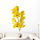 Yellow Orchid Isolated Wall Decal