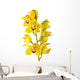 Yellow Orchid Isolated Wall Decal