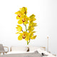 Yellow Orchid Isolated Wall Decal