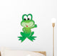 Green Frog Wall Decal