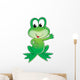 Green Frog Wall Decal