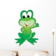 Green Frog Wall Decal