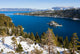 Emerald Bay in winter, Lake Tahoe Wall Mural
