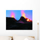 Crateres En Eruption Wall Decal Design 4