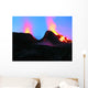 Crateres En Eruption Wall Decal Design 4