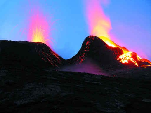 Crateres En Eruption Wall Decal Design 4