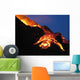 Cratere En Eruption Wall Decal Design 2