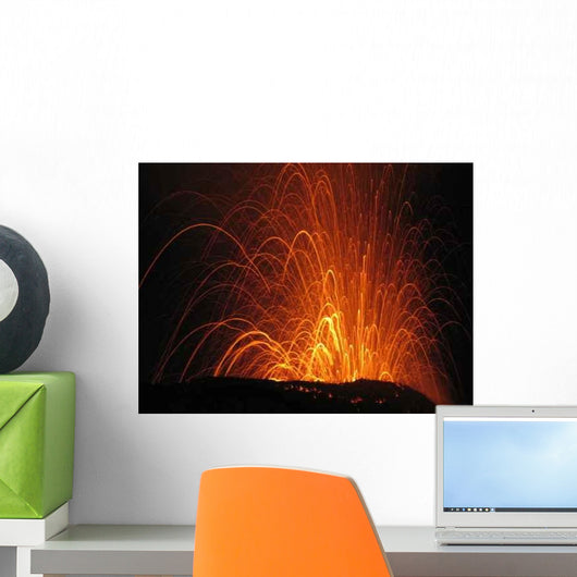 Explosion Lave En Fusion Wall Decal