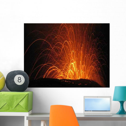 Explosion Lave En Fusion Wall Decal