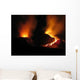 Cratere En Eruption Wall Decal Design 1