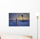 Hoar Frost On A Foggy Winter Sunset, Alberta Wall Mural